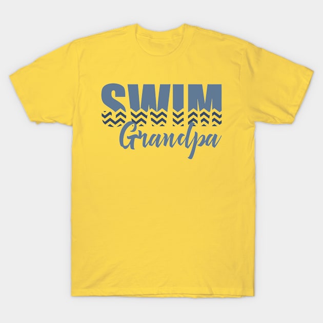 Swim Grandpa T-Shirt by pitulas